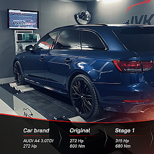 AUDI A4  QUATTRO 3.0TDI 272Hp Stage1