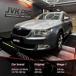 SKODA OCTAVIA 2011 1.8TSI 160Hp Stage1