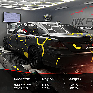 BMW E65 730D 218Hp Stage1 +